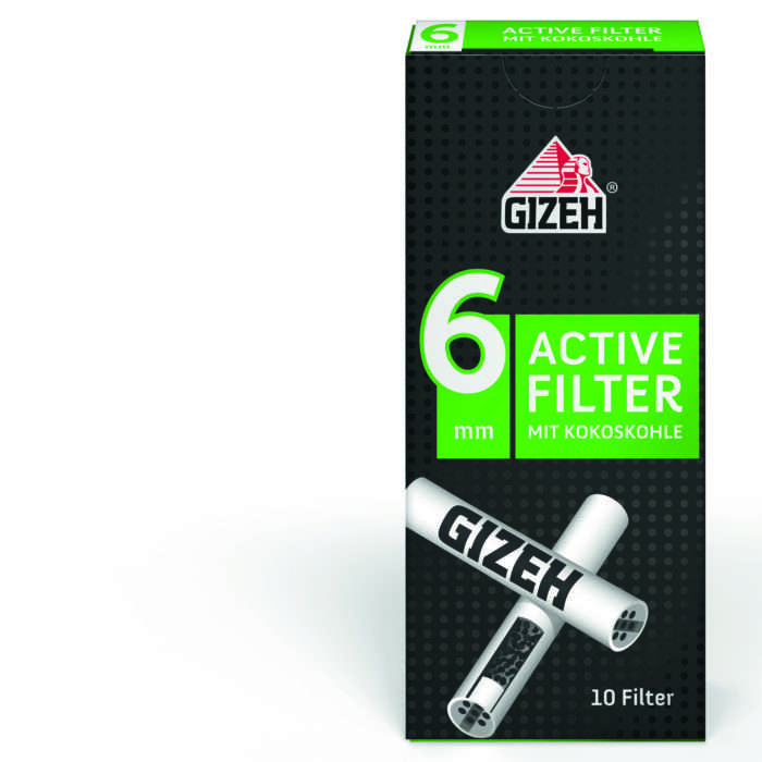 GIZEH BLACK® Active Filter 6mm 10er – Bild 1