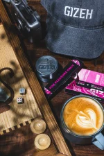 GIZEH PINK King Size Slim + Active Filter – Bild 2