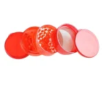 SMONO Plastik Grinder 5-teilig rot