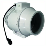 Ventilution Mixed In-Line, 467/552 m³/h, für 160 mm Rohr, inkl. IEC-Connector, Kunststof