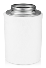 Prima Klima Aktivkohlefilter ECONOMY LINE, für Lüfter 240 m³/h, inkl. Anschlussflansch ø 125 mm