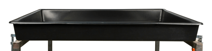 Garland Pflanzschale, schwarz, quadratisch, 120 x 120 x 12 cm – Bild 2