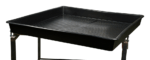 Garland Pflanzschale, schwarz, quadratisch, 120 x 120 x 12 cm