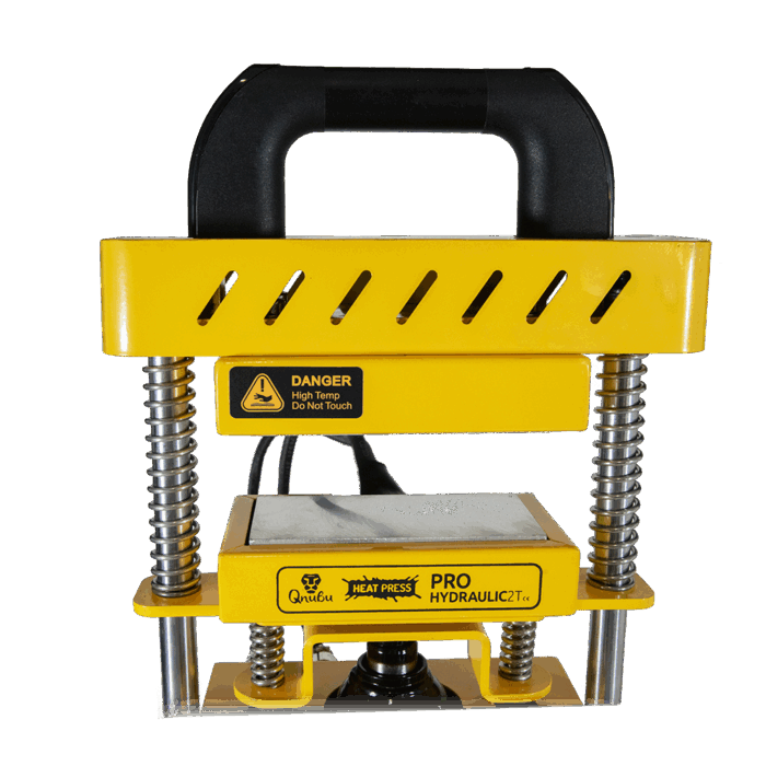 Qnubu Press Pro Hydraulic 2 Tonnen, Heißdruckpresse, 6 x 12 cm Platten – Bild 4