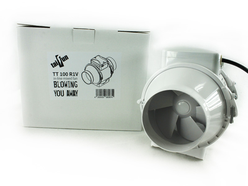 VEN15-1 Taifun 2 Speed Inline Ventilator 145/187m³/h 100mm Flansch – Bild 1