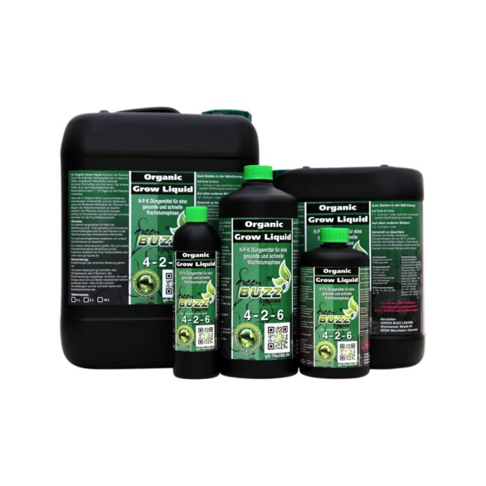 Green Buzz Nutrients Organic Grow Liquid 10L – Bild 1