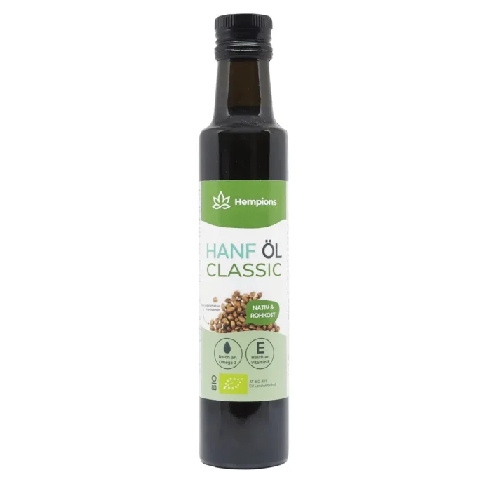 Hempions Bio Hanföl Classic 250ml – Bild 1
